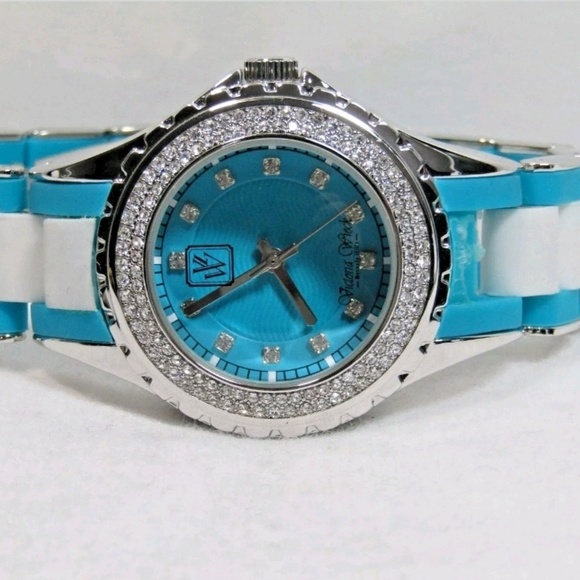 Vintage 1990s Victoria Weick Cubic Zirconia Watch - Picture 3 of 3